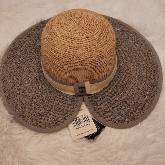 NWT Callanan Straw Sun Hat - Picture 3 of 10